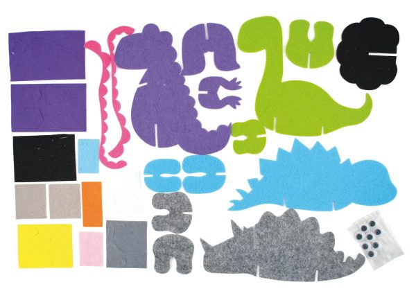 My First Felt Dinosaurs - Kids crafts. - Image 2