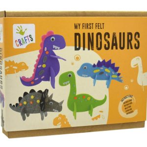My First Felt Dinosaurs - Kids crafts.