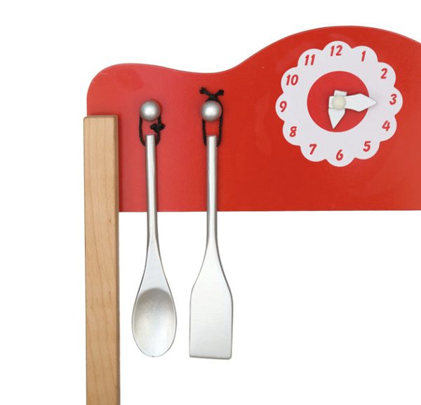 6 piece wooden play kitchen. - Image 14