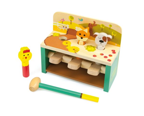 Hit and jump animals wooden toy. - Image 2