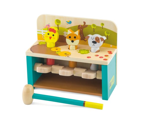 Hit and jump animals wooden toy. - Image 8