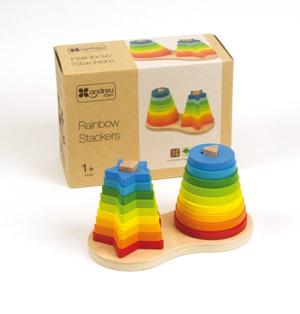 Rainbow Stackers - Wooden toy. - Image 5