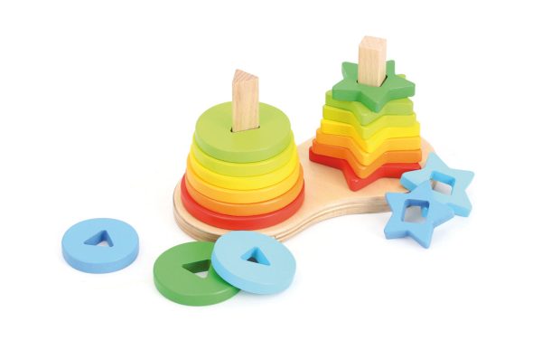 Rainbow Stackers - Wooden toy. - Image 11
