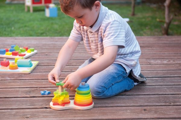 Rainbow Stackers - Wooden toy. - Image 7