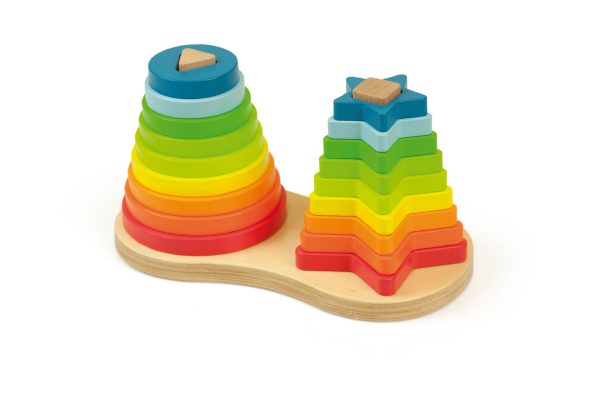 Rainbow Stackers - Wooden toy. - Image 2