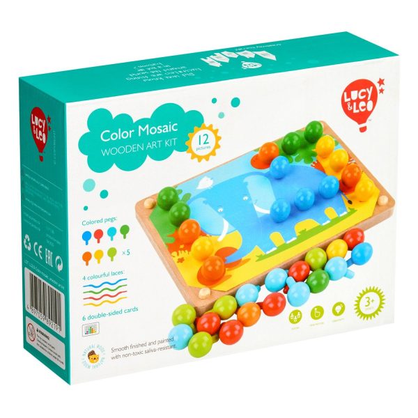 Colour mosaic - wooden toy art kit. - Image 4