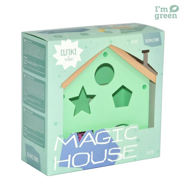 Bioplastic toys - Shape sorter house. - Image 2