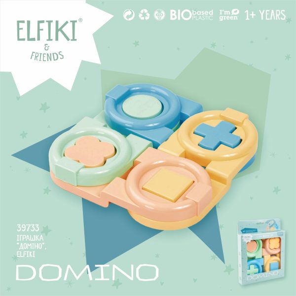 Bioplastic toys - Toddler puzzle domino. - Image 6
