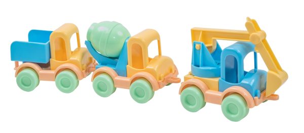 Bioplastic toys - 3 piece vehicle set. - Image 6