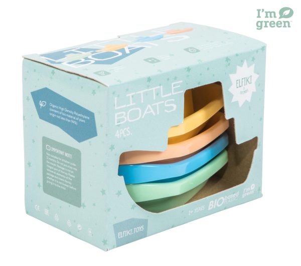 Bioplastic toys - 4 piece set of floating boats. - Image 2