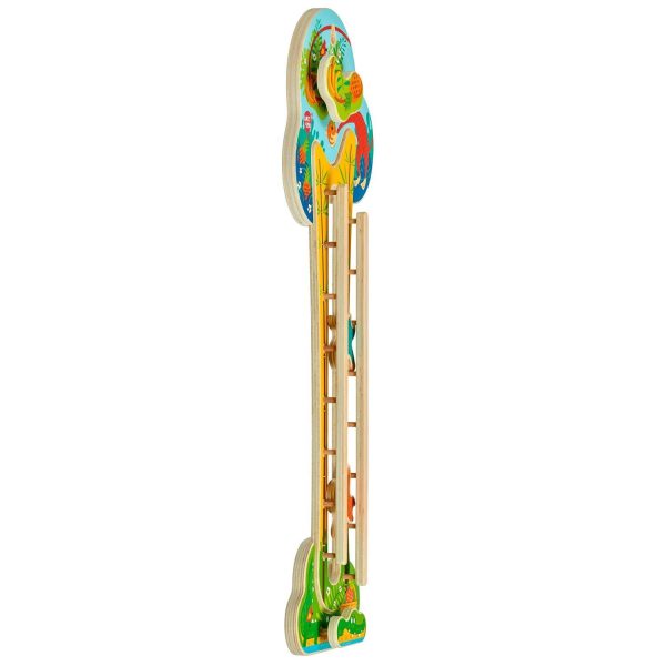 Sly monkey - wooden wall toy - Image 4