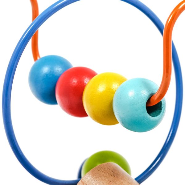 Pull along bead maze - Wooden toy. - Image 6
