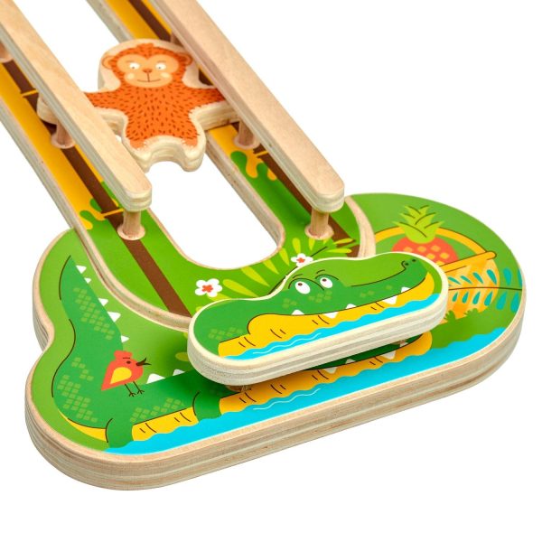 Sly monkey - wooden wall toy - Image 7