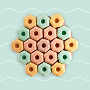 Bioplastic toys - puzzle educational toy.