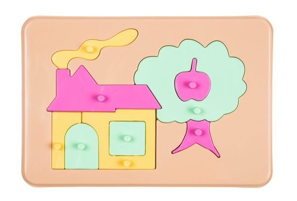 Bioplastic toys - Baby puzzle house educational toy. - Image 3