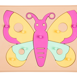 Bioplastic toys - Baby puzzle butterfly educational toy.
