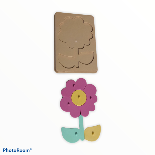 Bioplastic toys - Baby puzzle flower educational toy. - Image 5