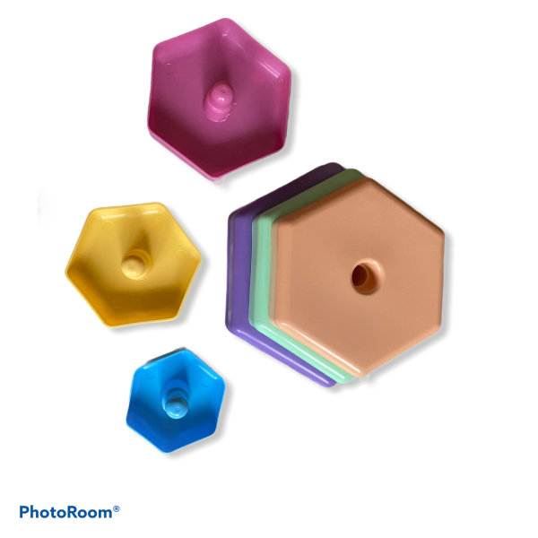 Bioplastic toys - Pyramid stacking educational toy. - Image 6