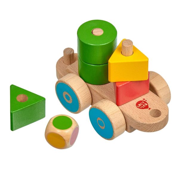 Wooden little chick train - Educational toy - Image 7