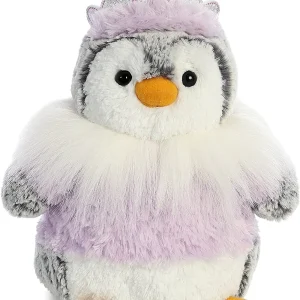 Aurora PomPom 9″ - Penguin Wanna Be Princess Purple
