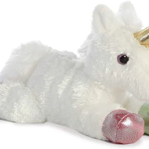 Aurora Prism Unicorn Mini Flopsie Plush Stuffed Animal 8″
